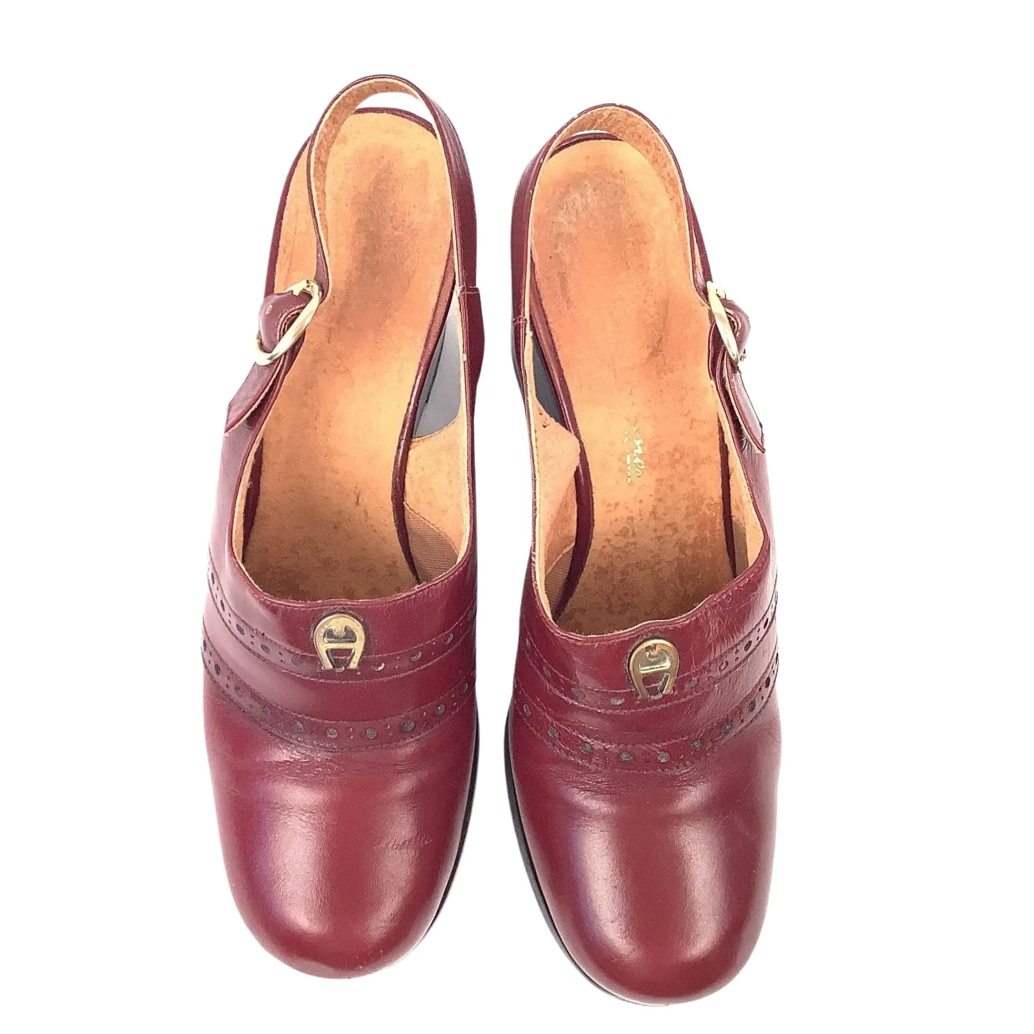 Aigner Brogue Wedges