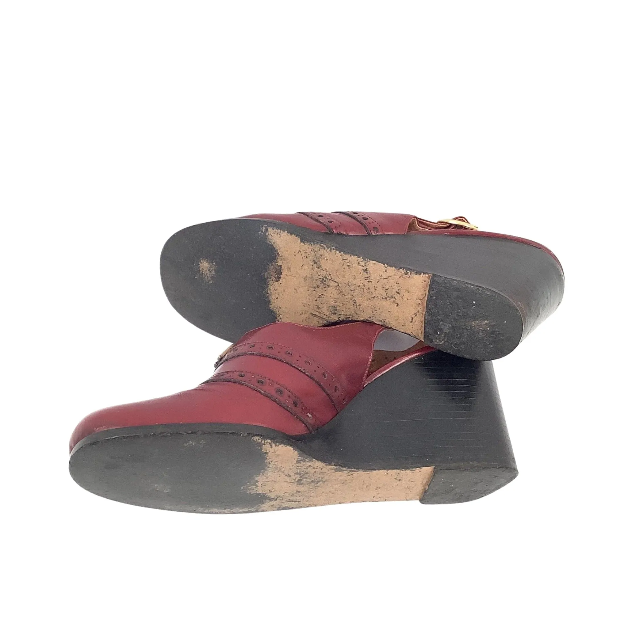 Aigner Brogue Wedges