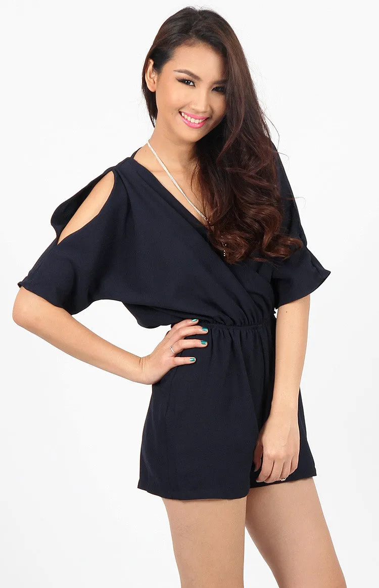 Candice Playsuit Navy