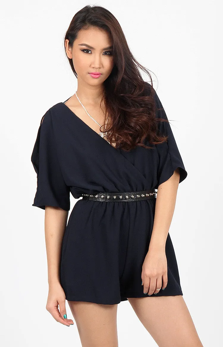 Candice Playsuit Navy
