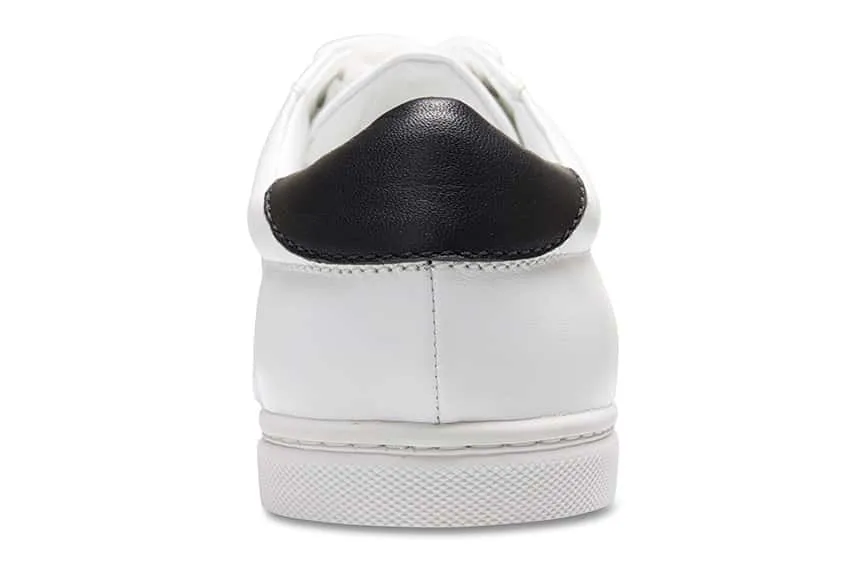 Formula Sneaker in White And Black Leather