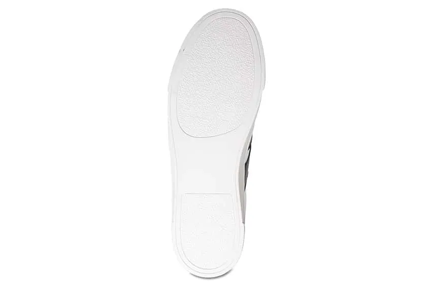 Formula Sneaker in White And Black Leather