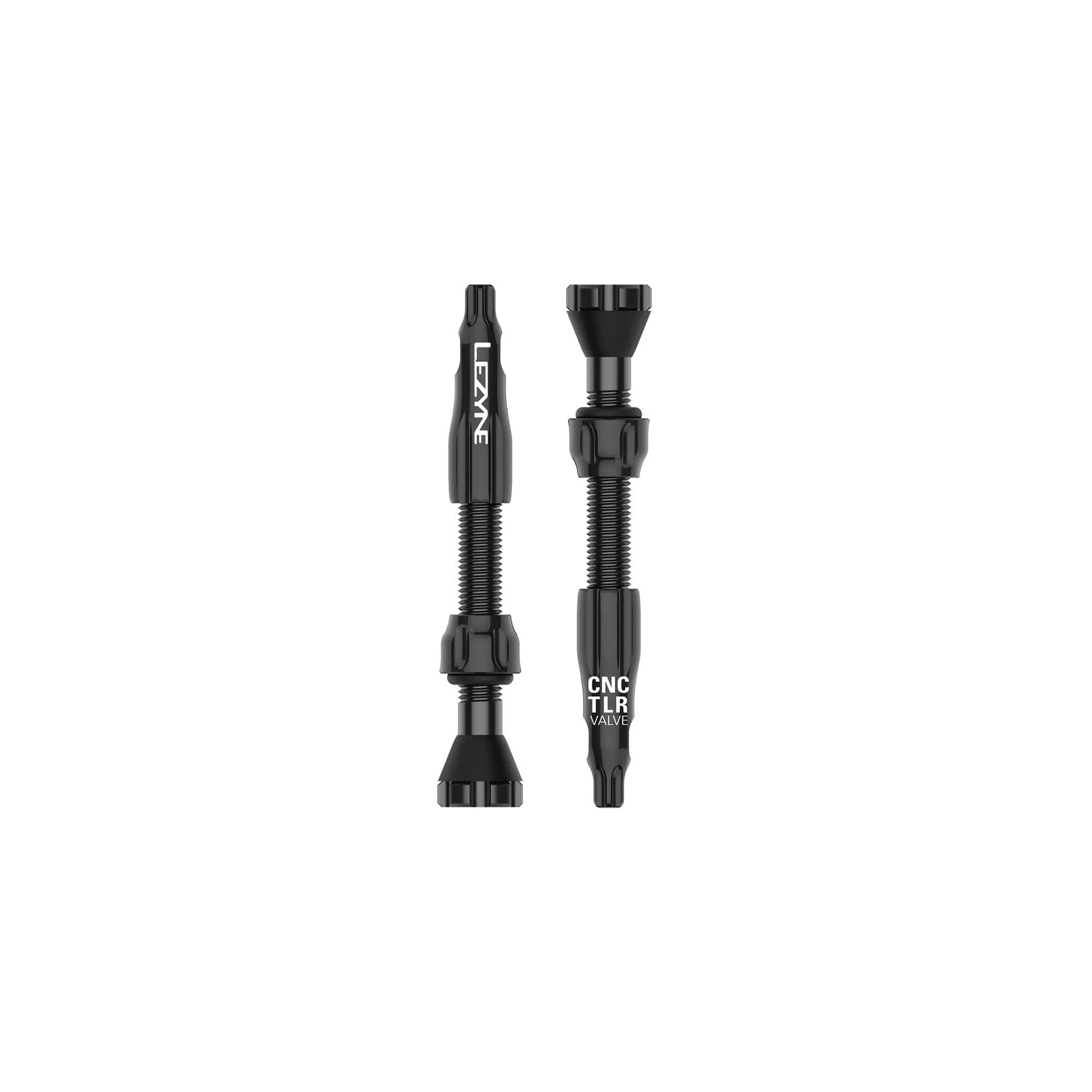 Lezyne CNC TLR Valves (Pair) 44mm  Black