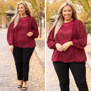 Lovers And Friends Blouse, Wine