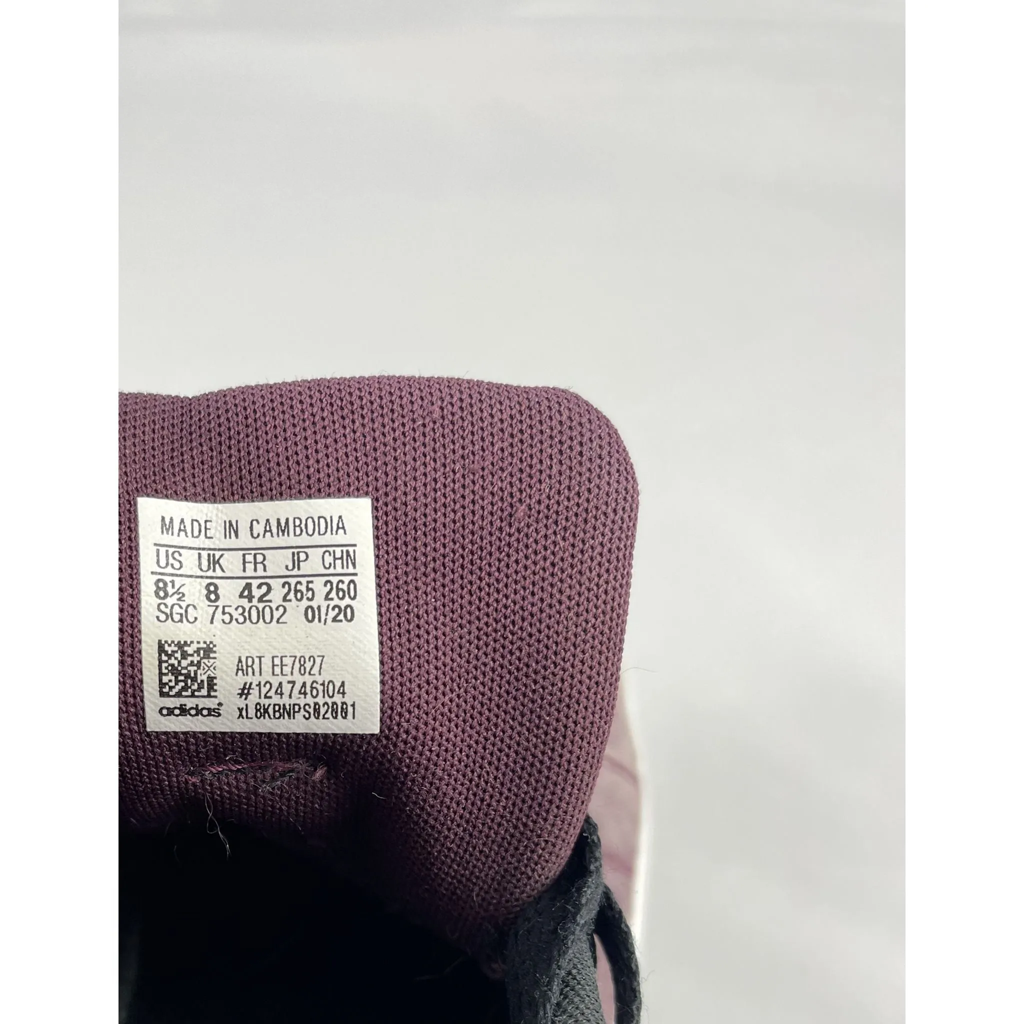 Maroon Adidas Sneakers