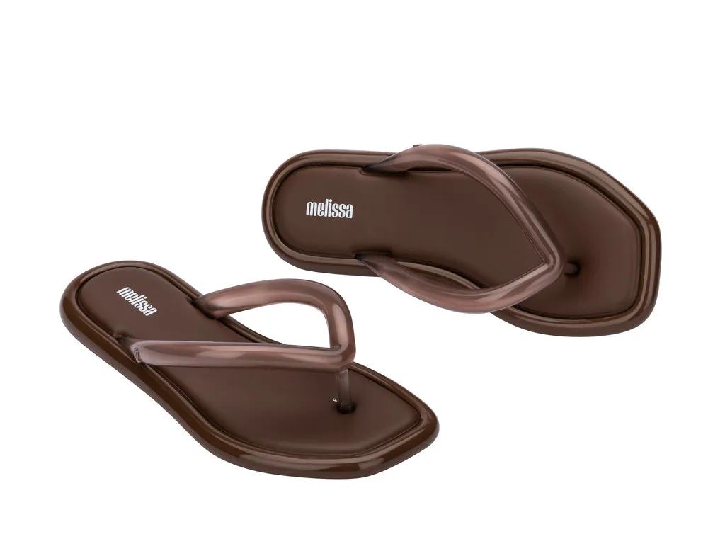 Melissa Airbubble AD Brown Thong Flip-Flops