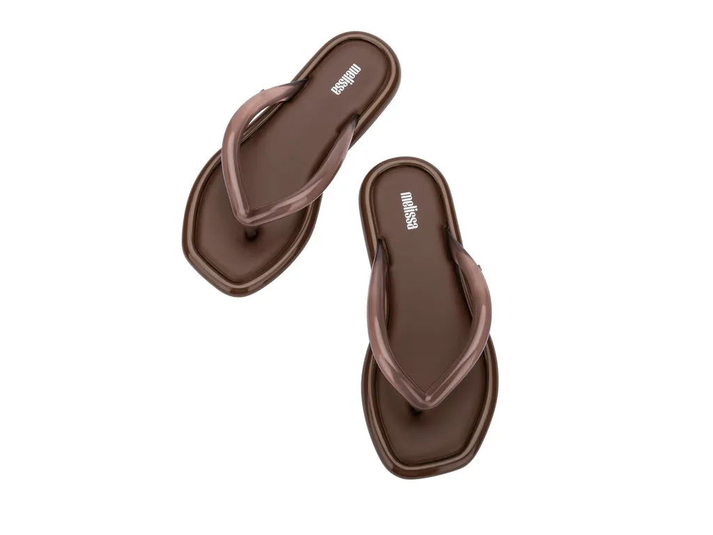 Melissa Airbubble AD Brown Thong Flip-Flops