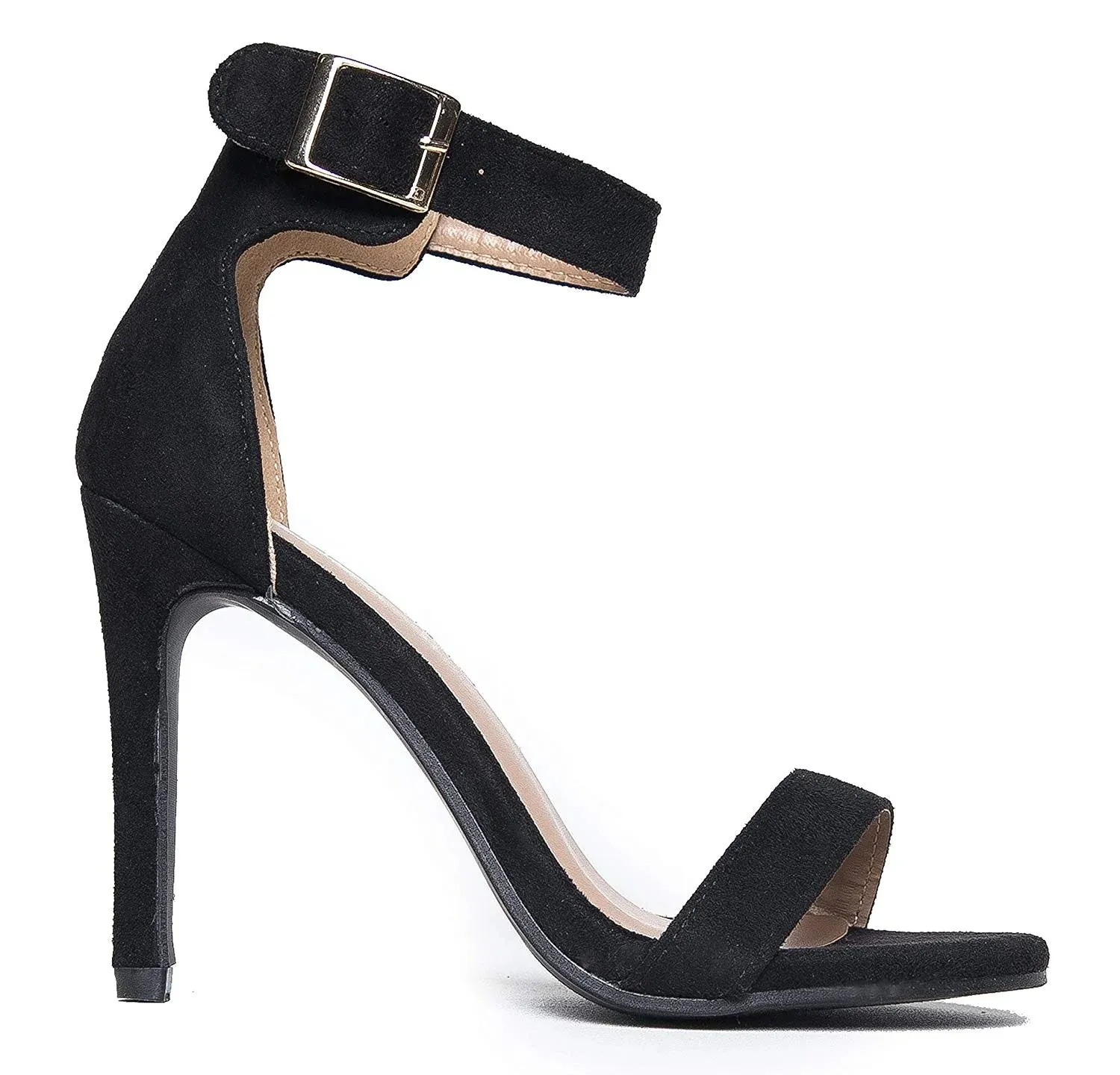 Open Toe Ankle Strap High Heels