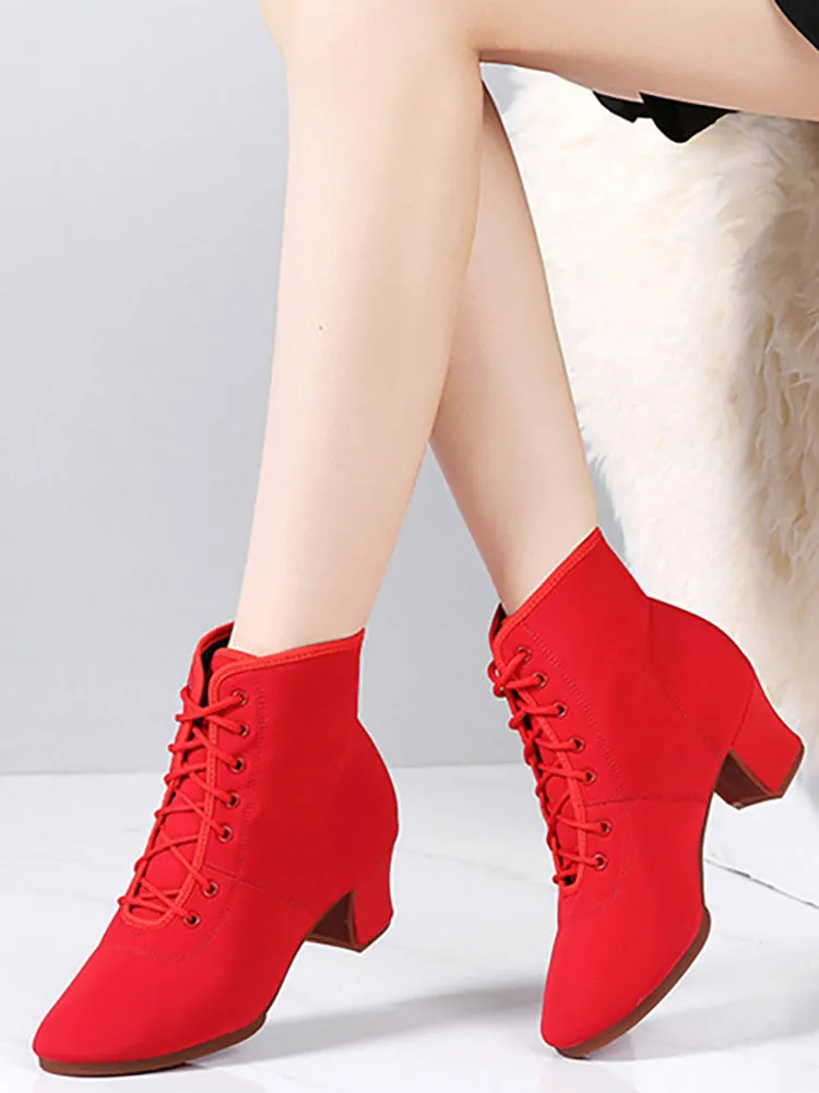 Outdoor Dance Boots Dance Performance Shoes