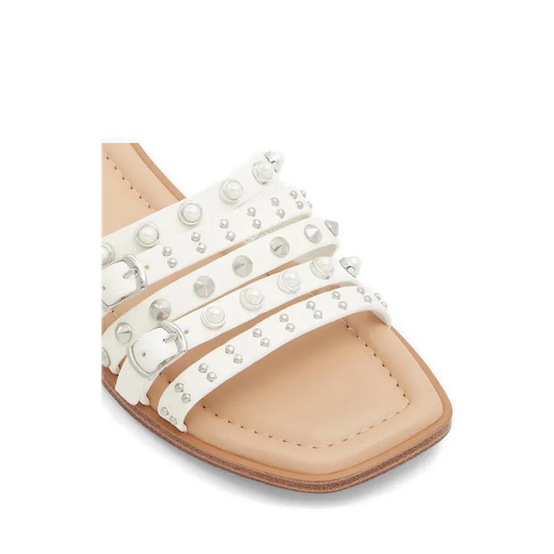 Pearlyne Women'S Flat Sandals - White