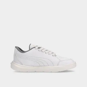 Puma Youth Evolve Court Zadp Sneaker White/white _ 181445 _ White