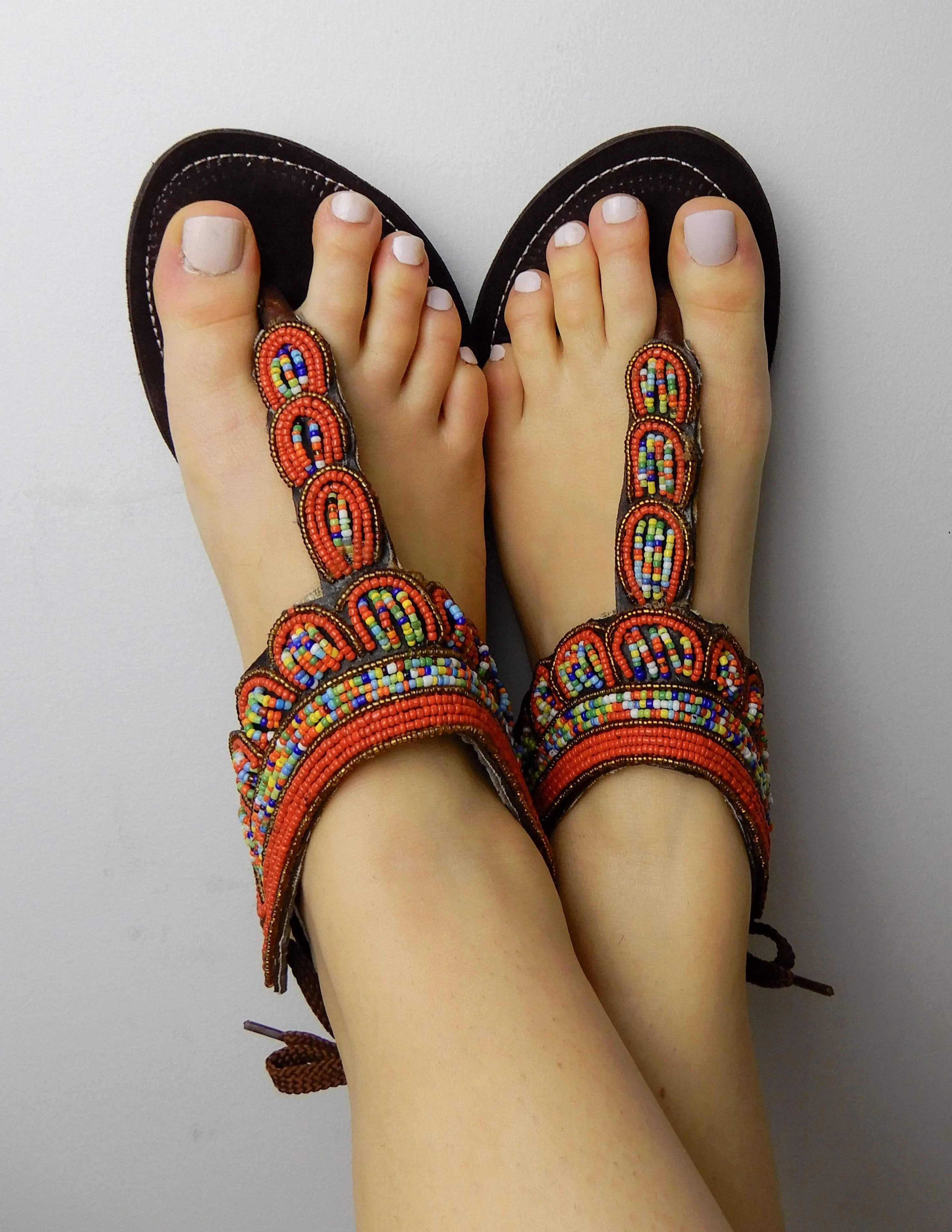 Red Sandals