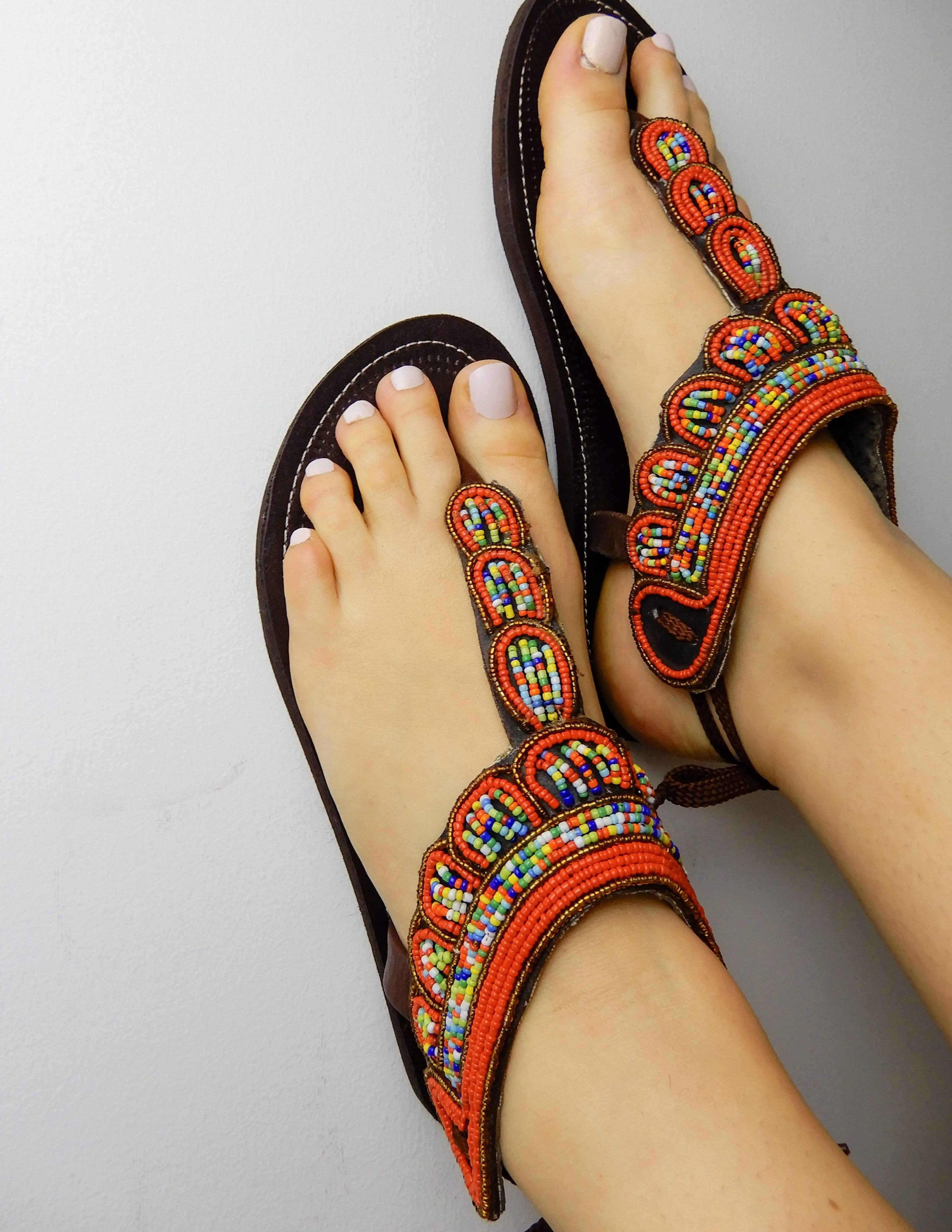 Red Sandals