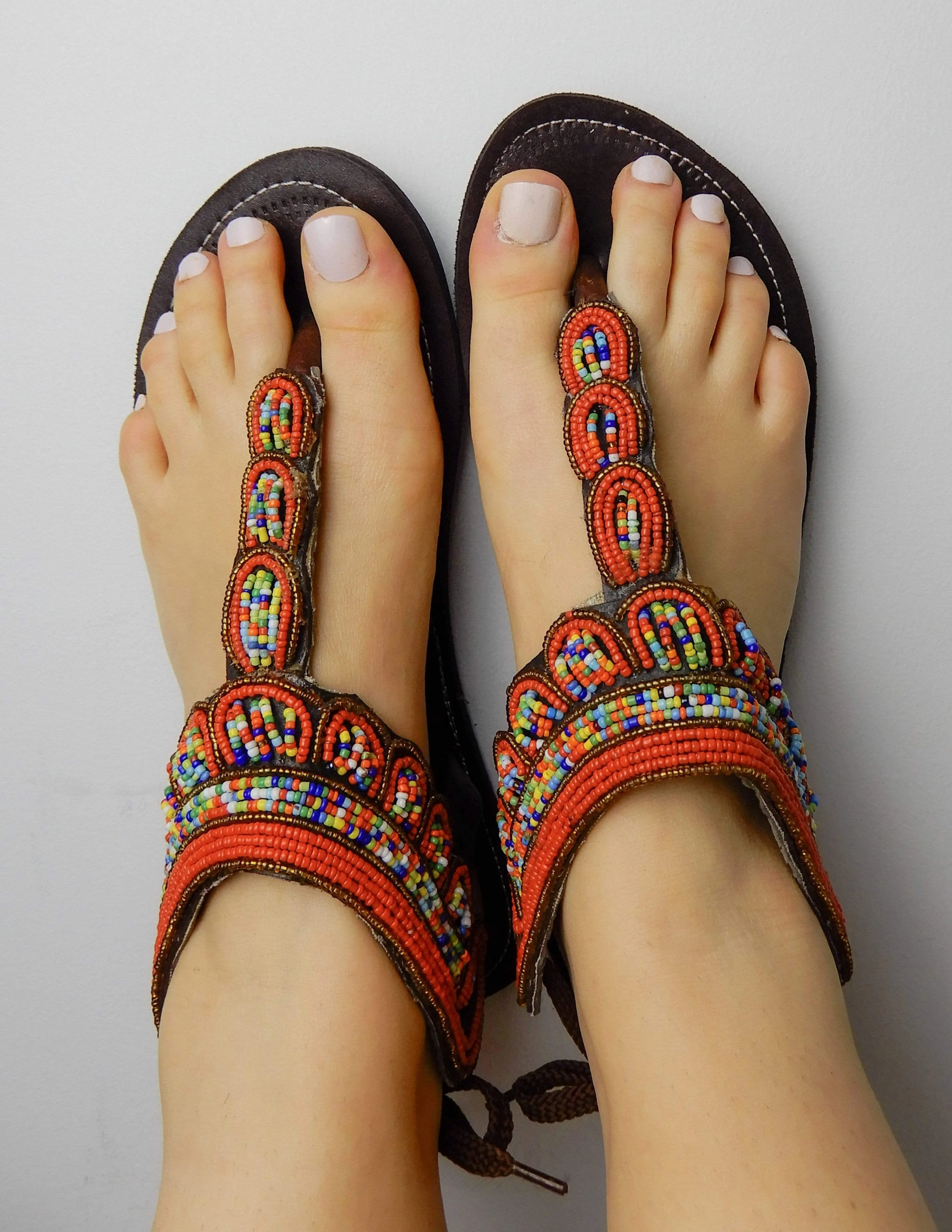 Red Sandals