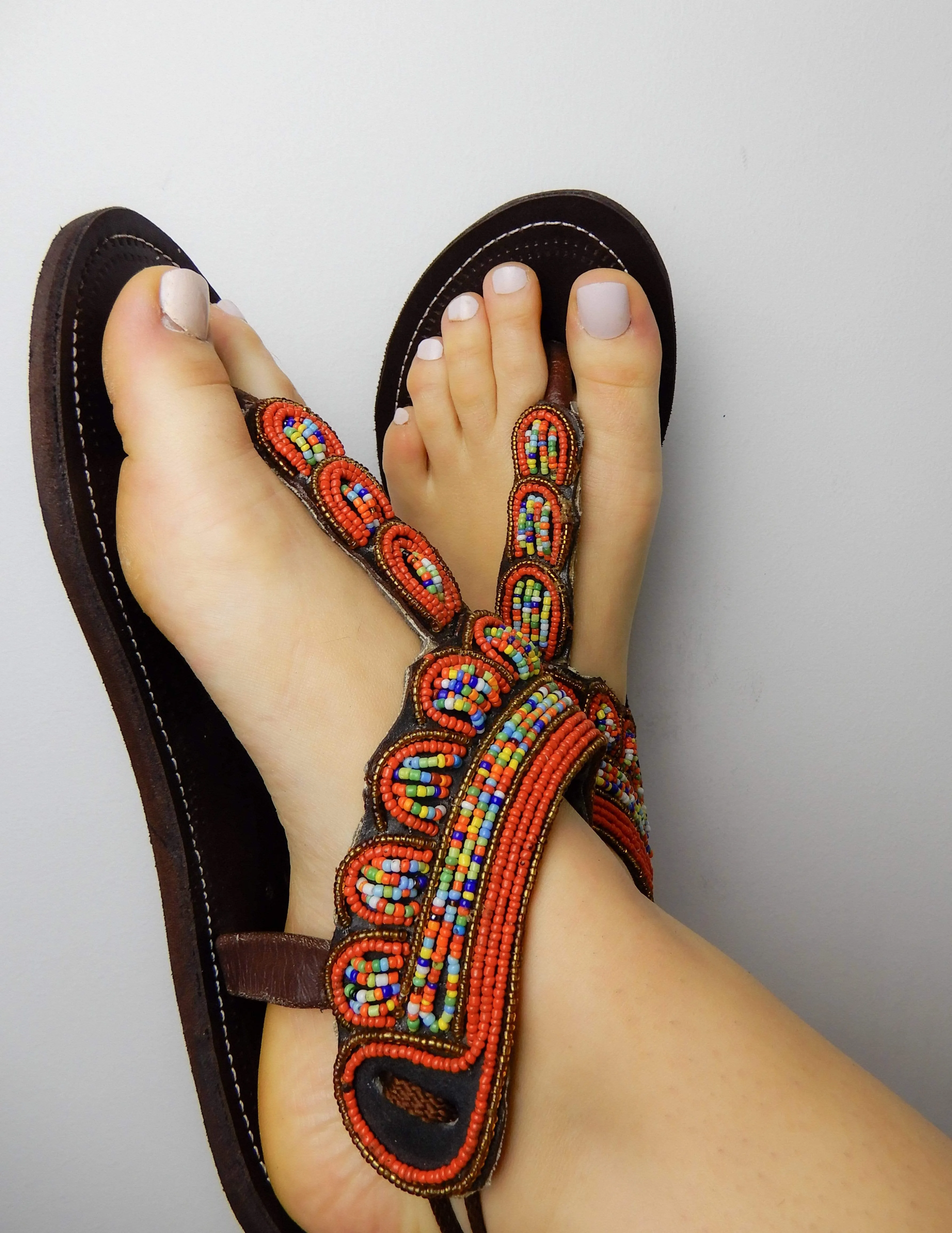 Red Sandals