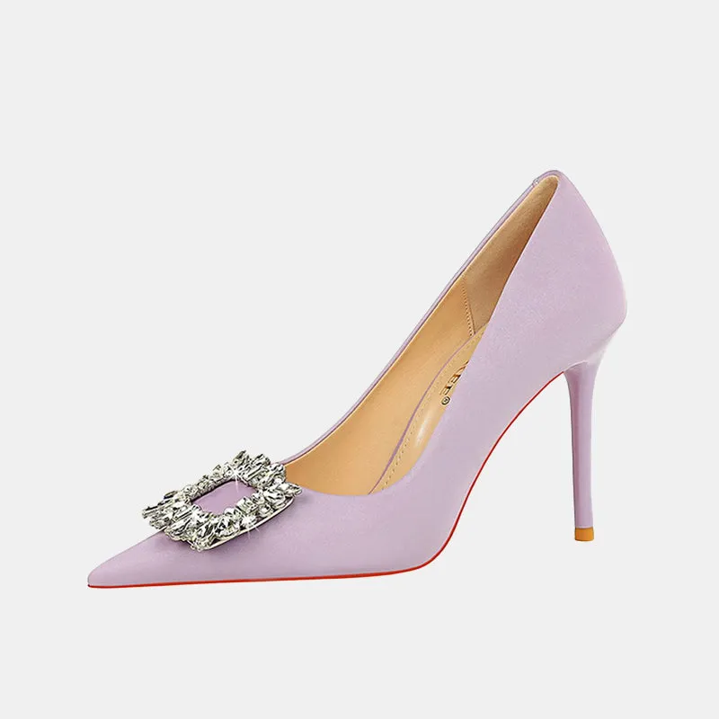 Rhinestone Stiletto Pumps