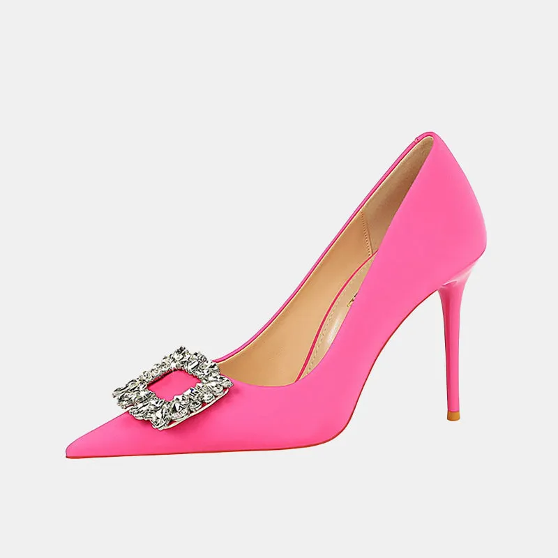 Rhinestone Stiletto Pumps