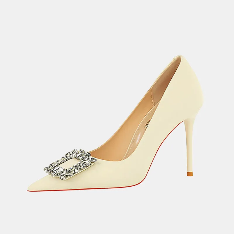 Rhinestone Stiletto Pumps