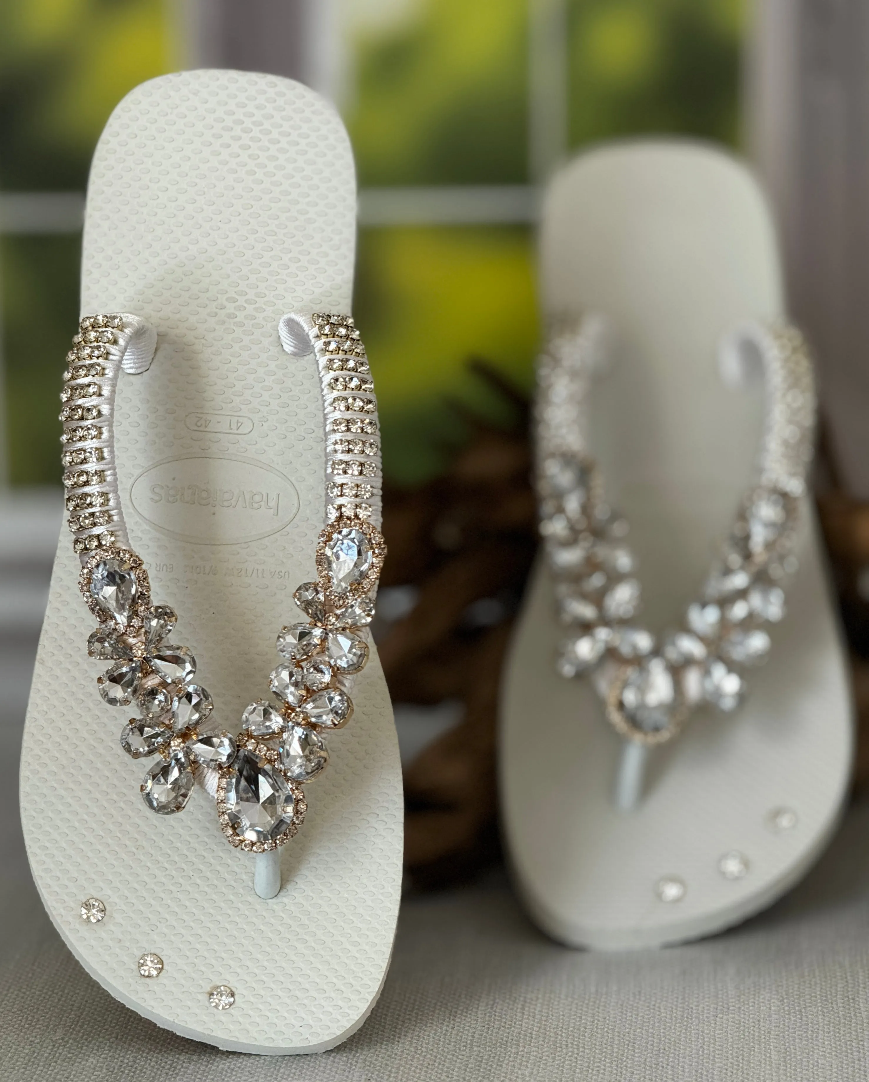 Sparkling Beach Wedding Sandals