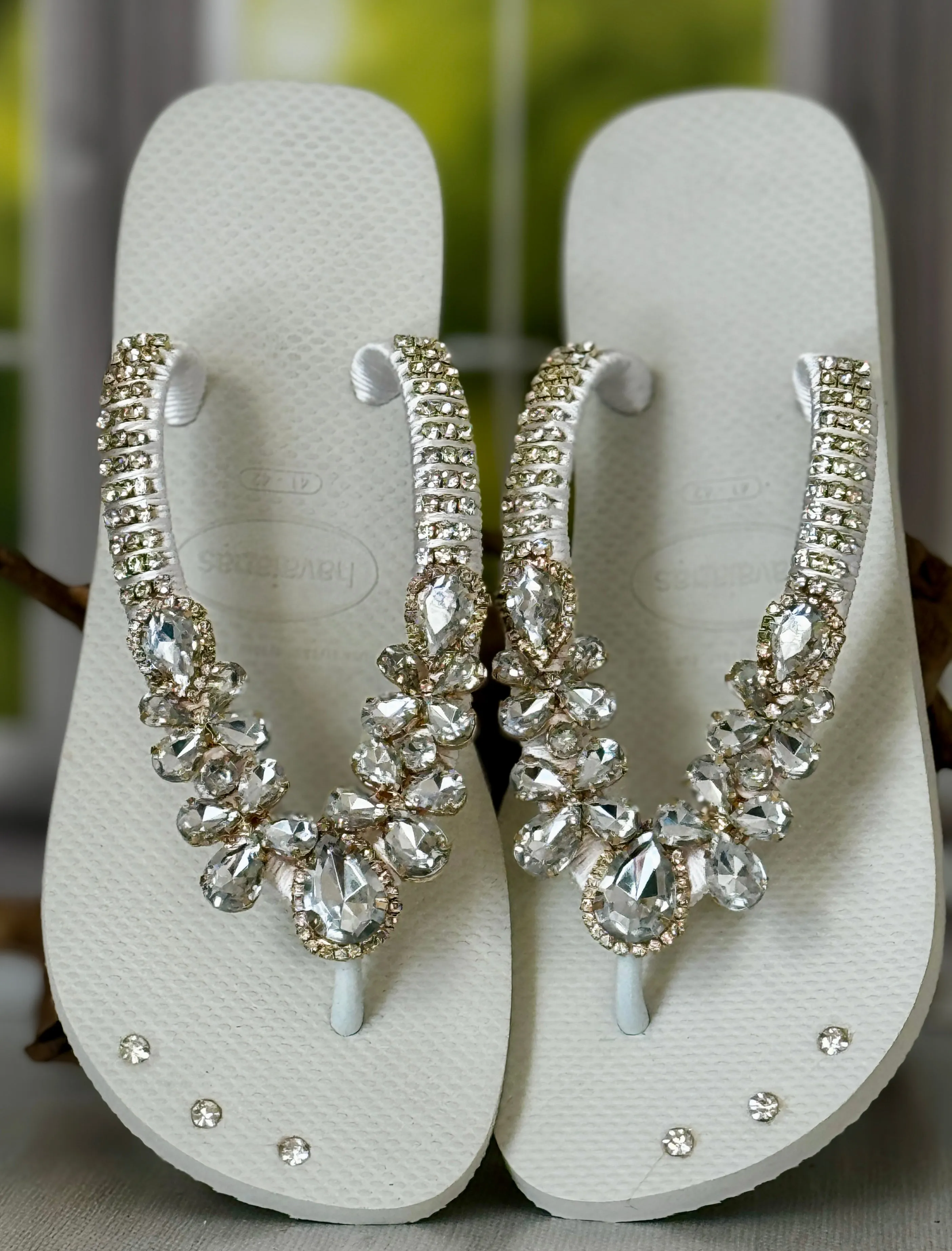 Sparkling Beach Wedding Sandals