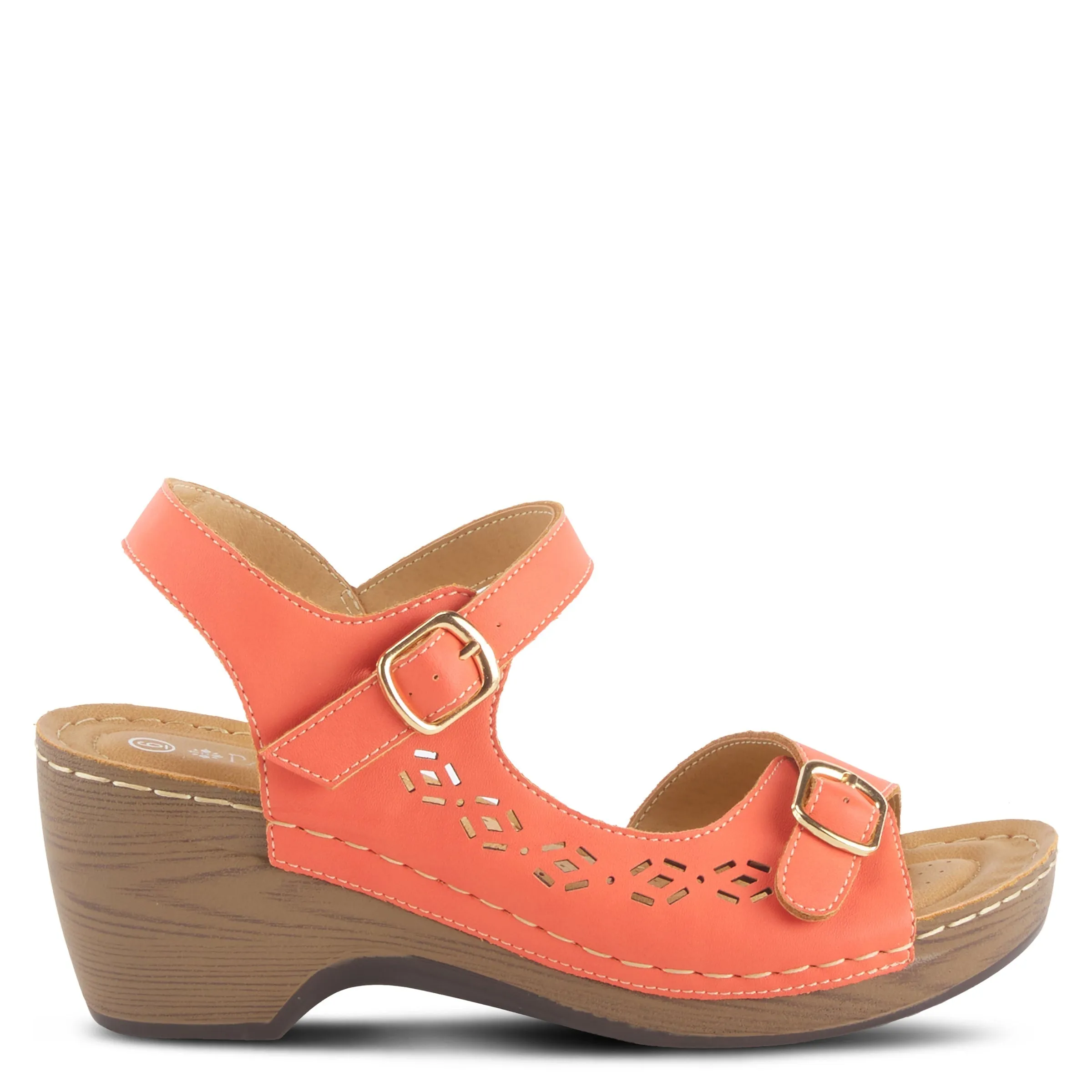 Spring Step Shoes  Patrizia Shantay Sandals Women's Vegan Leather Wedge