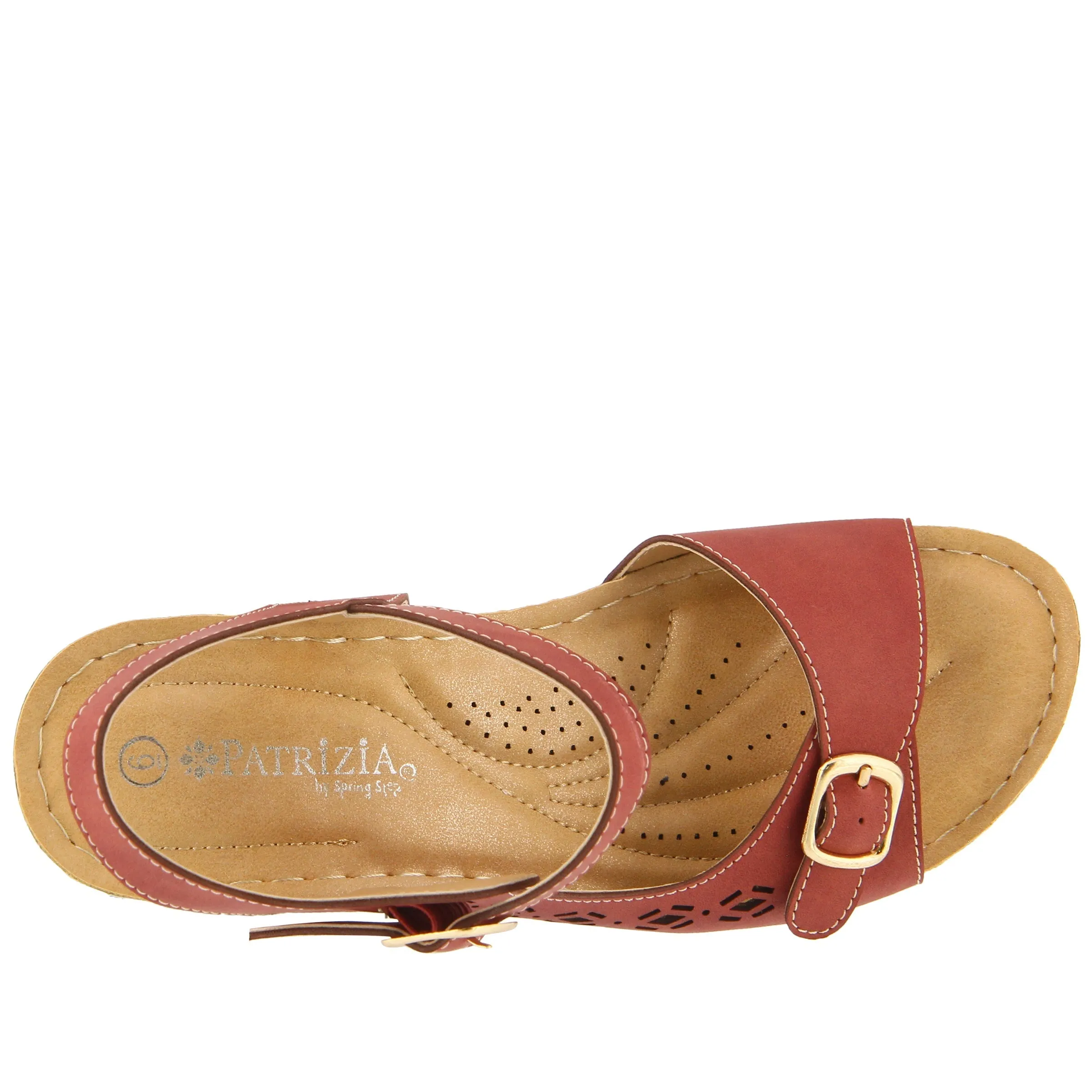Spring Step Shoes  Patrizia Shantay Sandals Women's Vegan Leather Wedge
