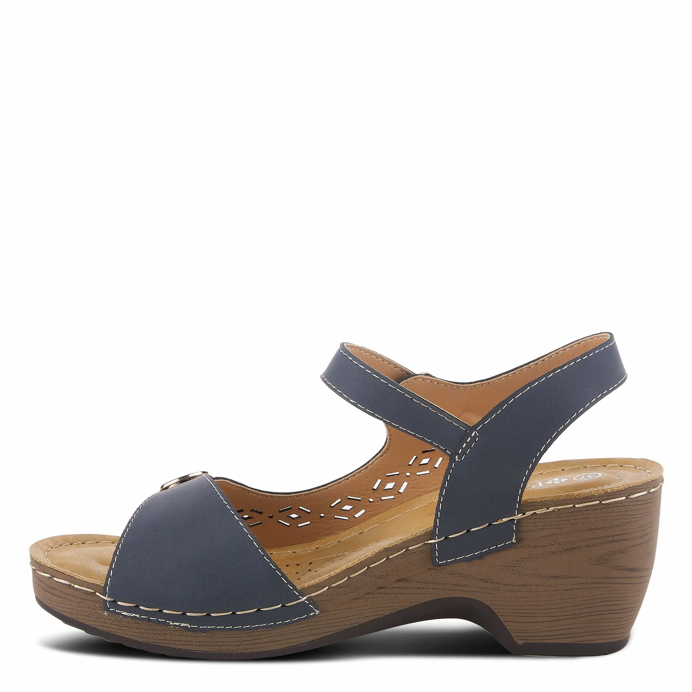 Spring Step Shoes  Patrizia Shantay Sandals Women's Vegan Leather Wedge