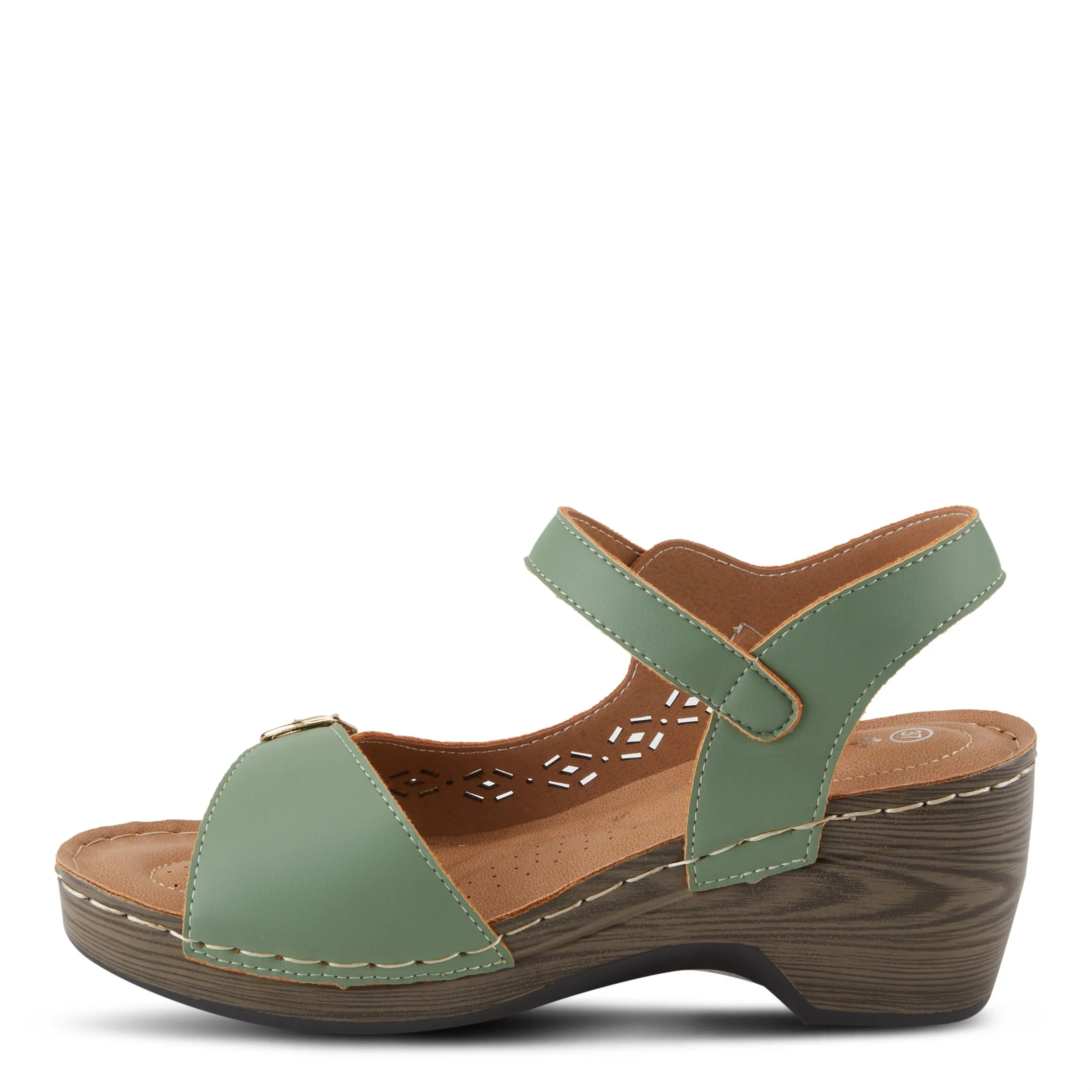 Spring Step Shoes  Patrizia Shantay Sandals Women's Vegan Leather Wedge