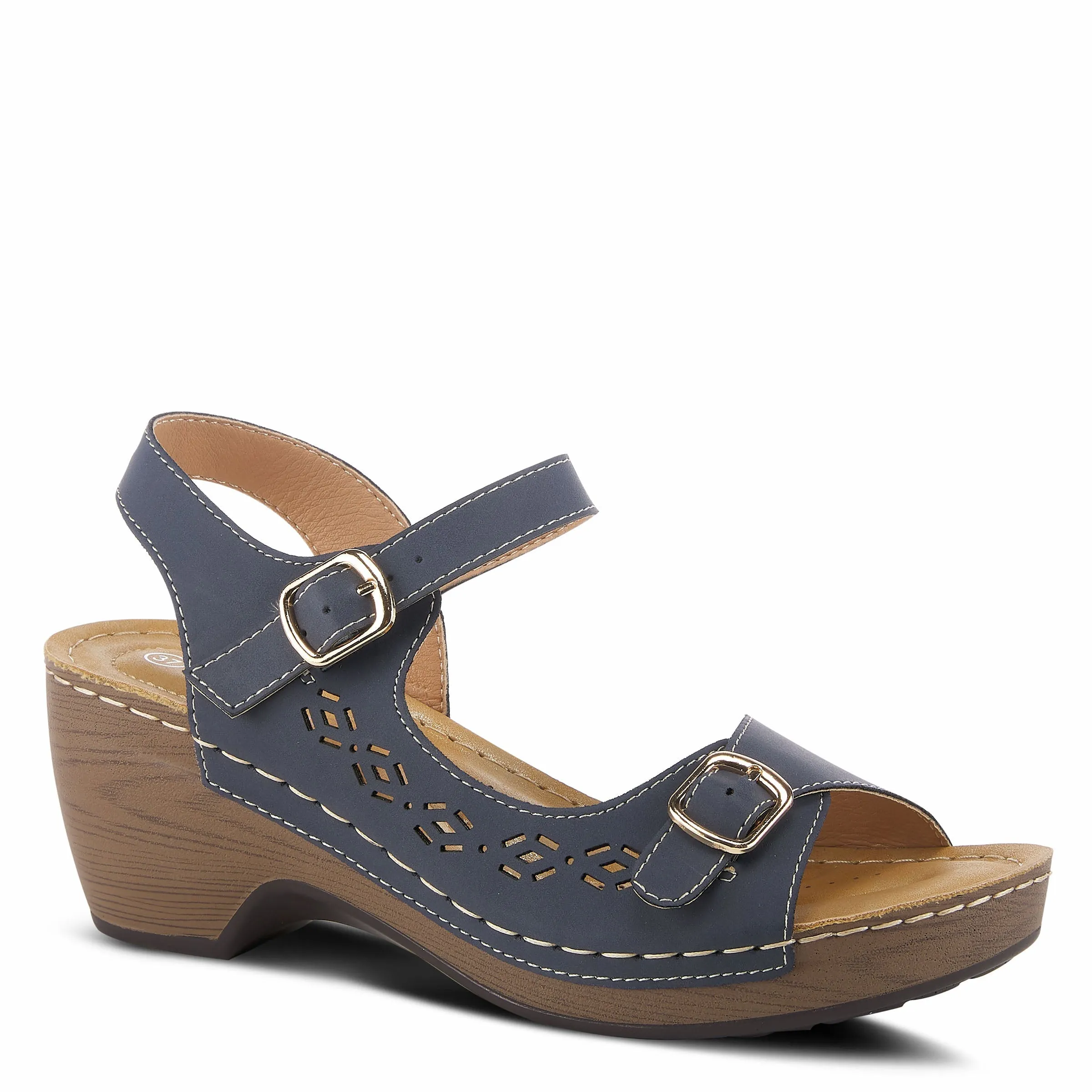 Spring Step Shoes  Patrizia Shantay Sandals Women's Vegan Leather Wedge