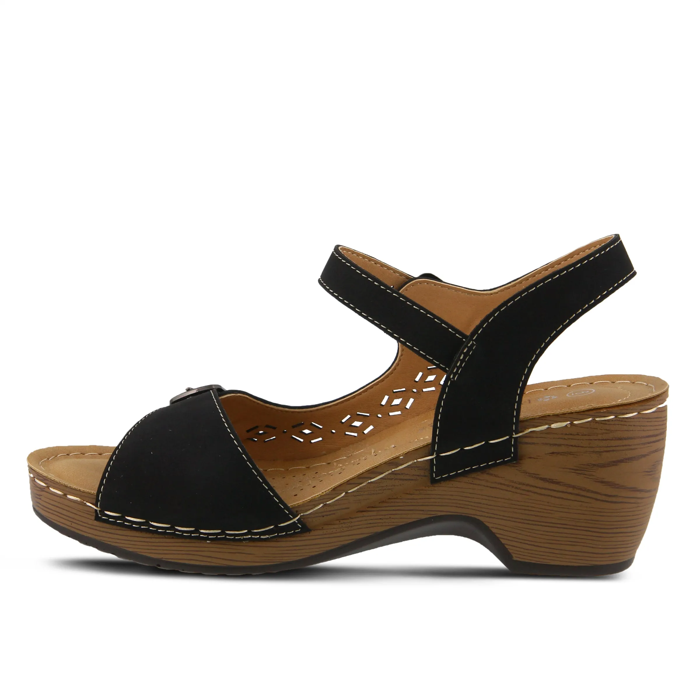 Spring Step Shoes  Patrizia Shantay Sandals Women's Vegan Leather Wedge