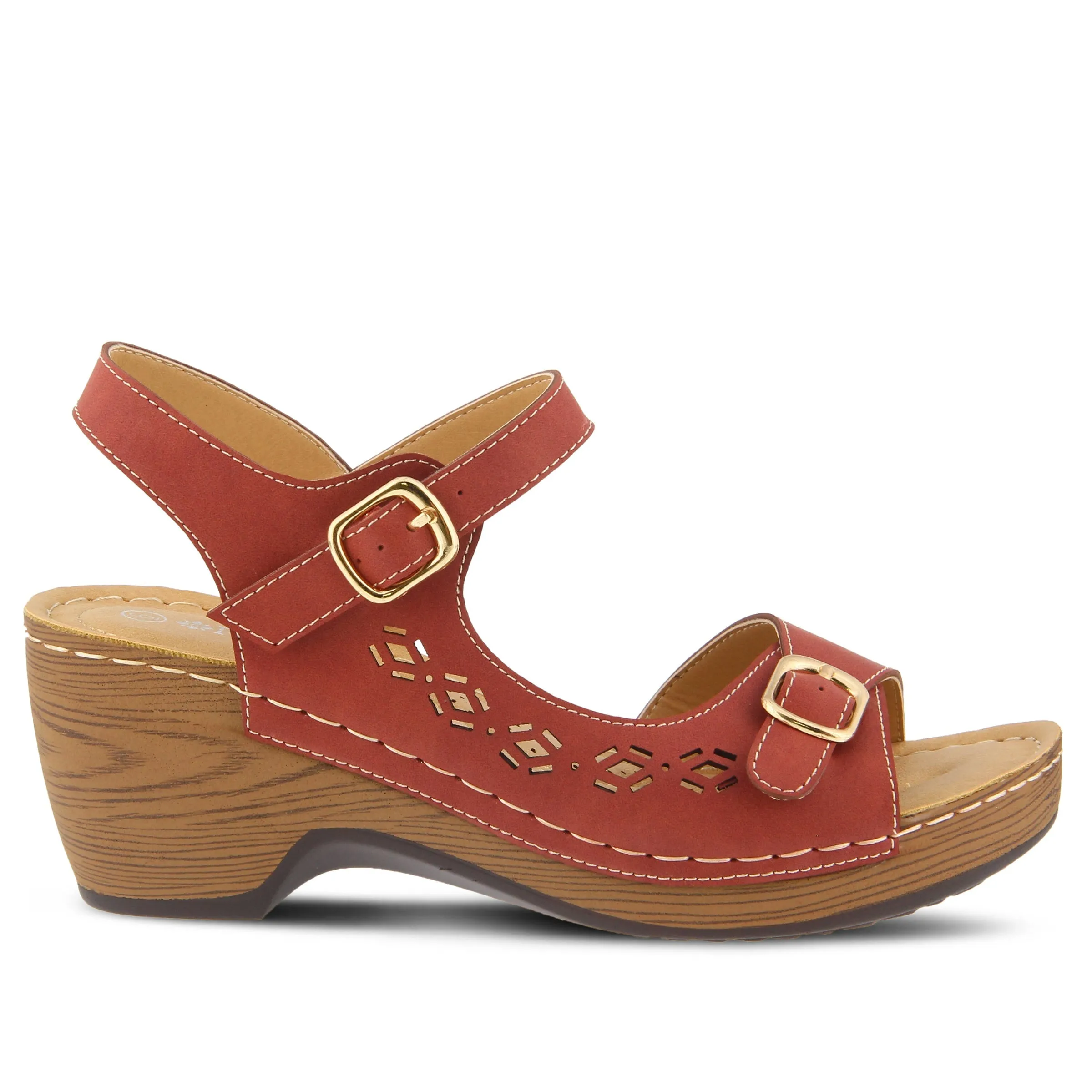 Spring Step Shoes  Patrizia Shantay Sandals Women's Vegan Leather Wedge