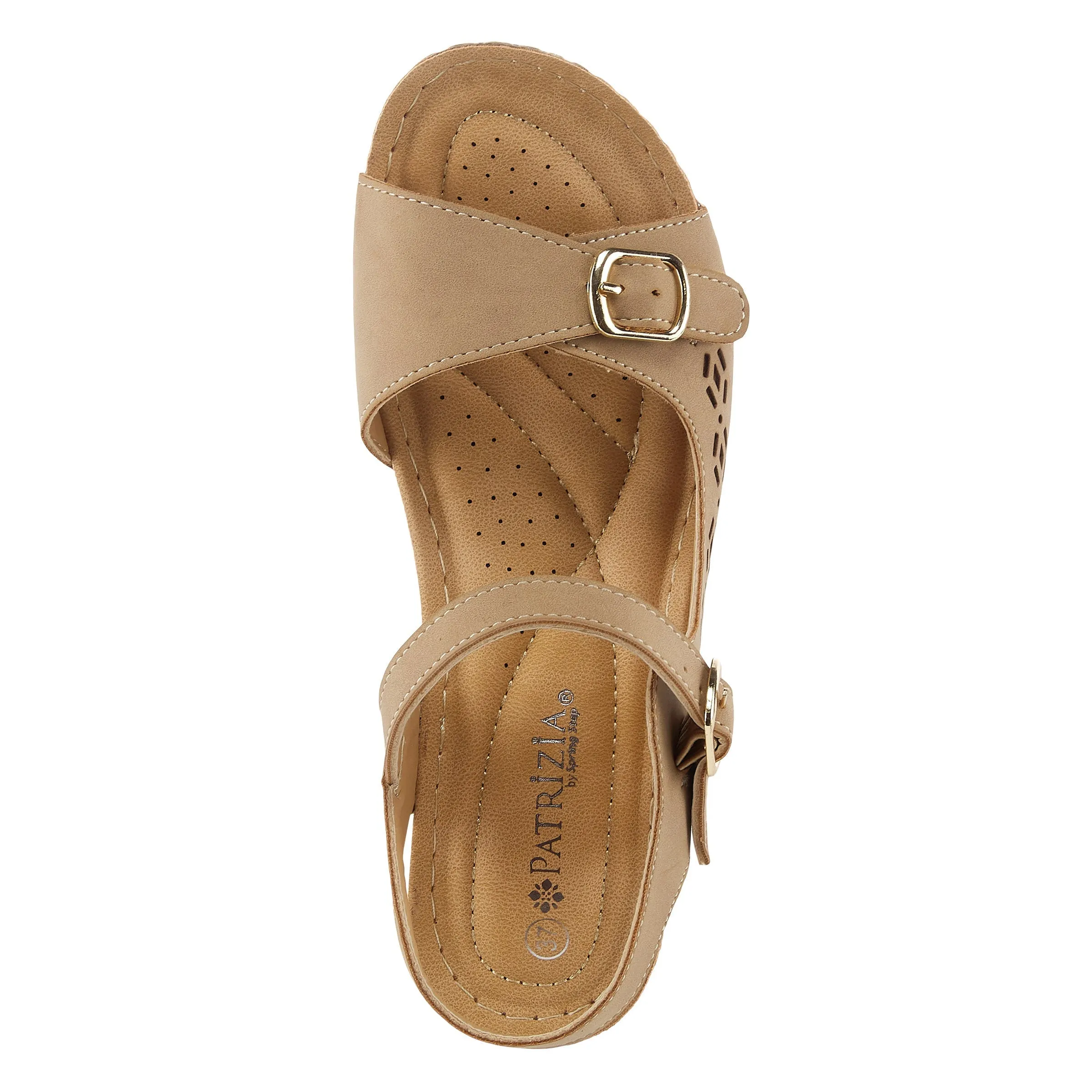 Spring Step Shoes  Patrizia Shantay Sandals Women's Vegan Leather Wedge