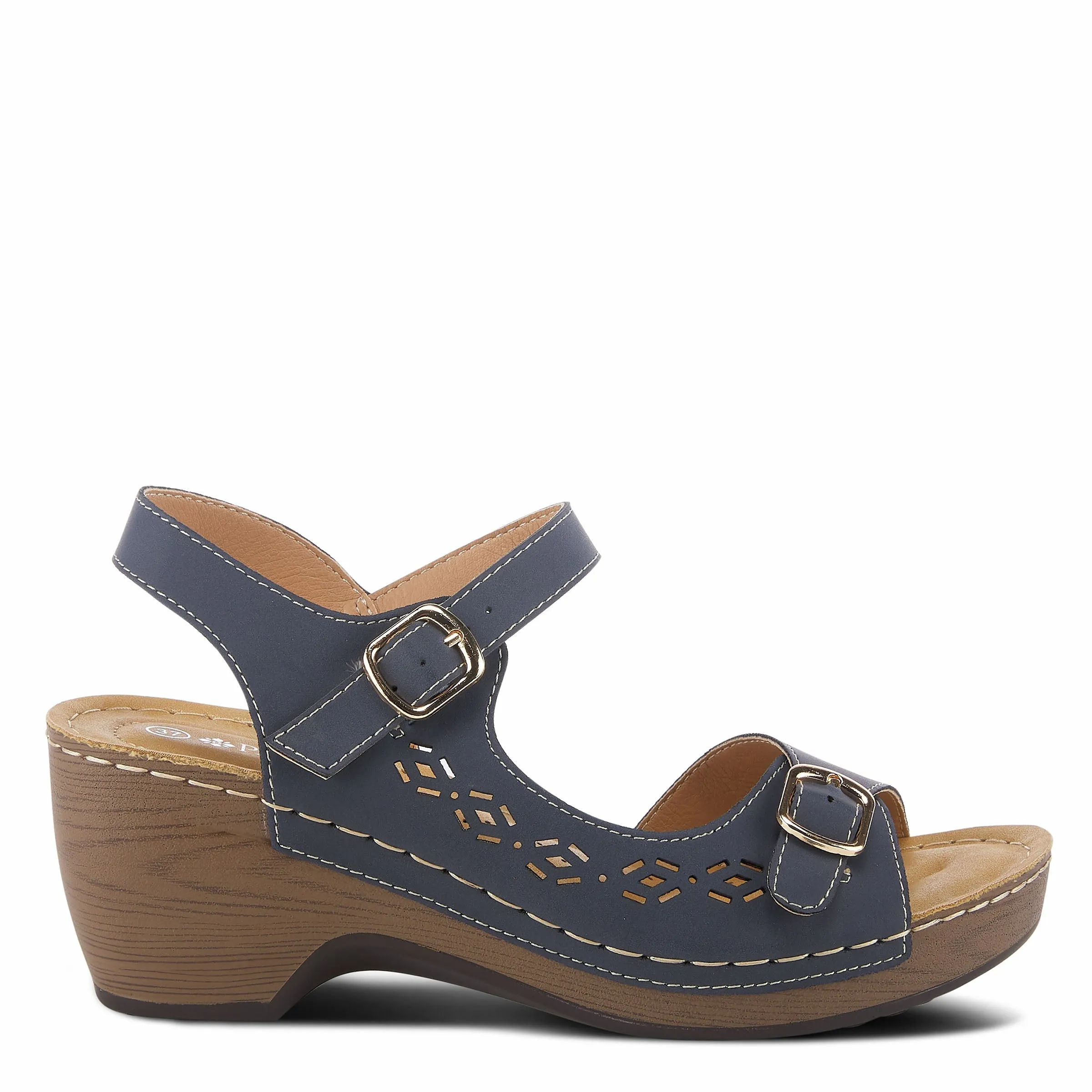 Spring Step Shoes  Patrizia Shantay Sandals Women's Vegan Leather Wedge