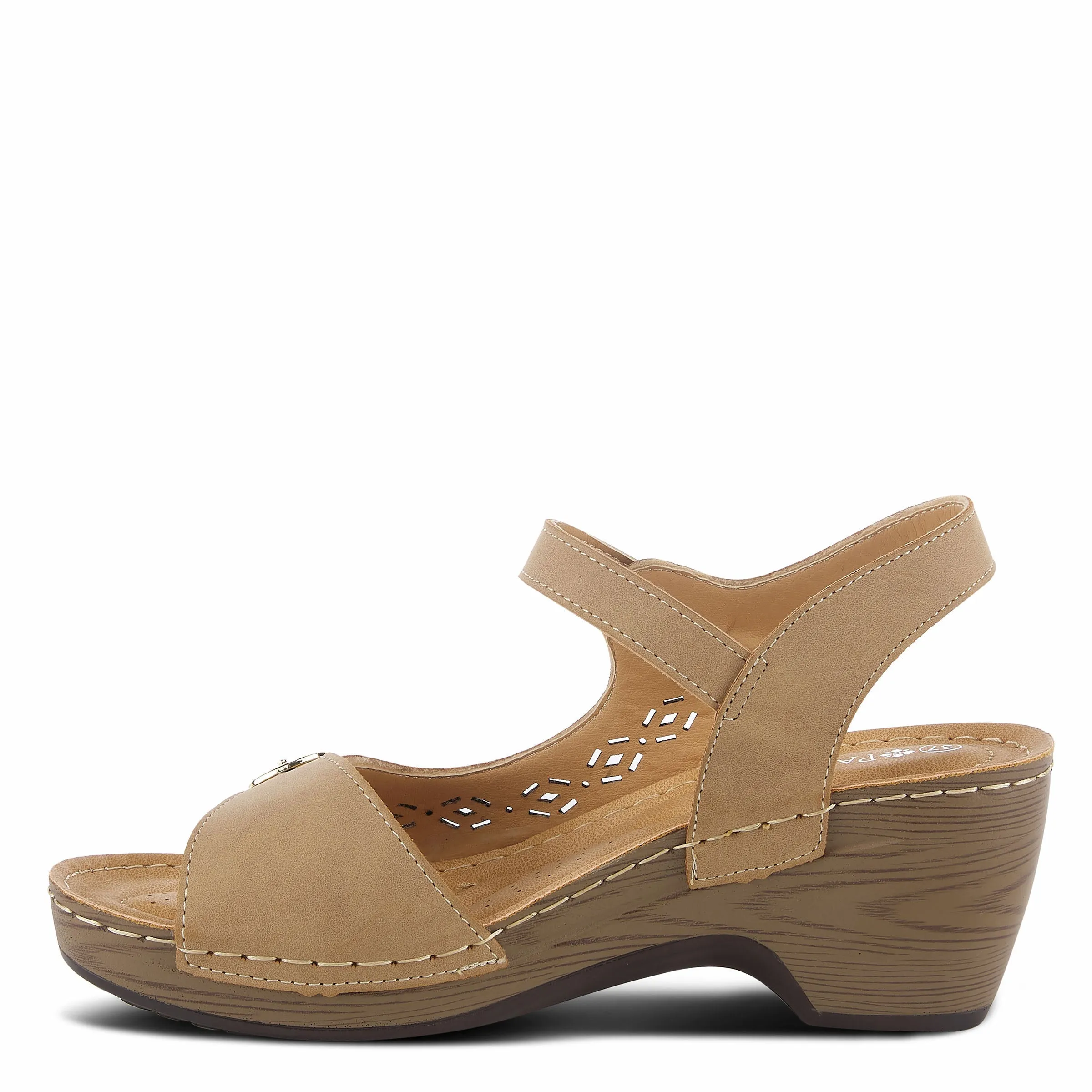 Spring Step Shoes  Patrizia Shantay Sandals Women's Vegan Leather Wedge