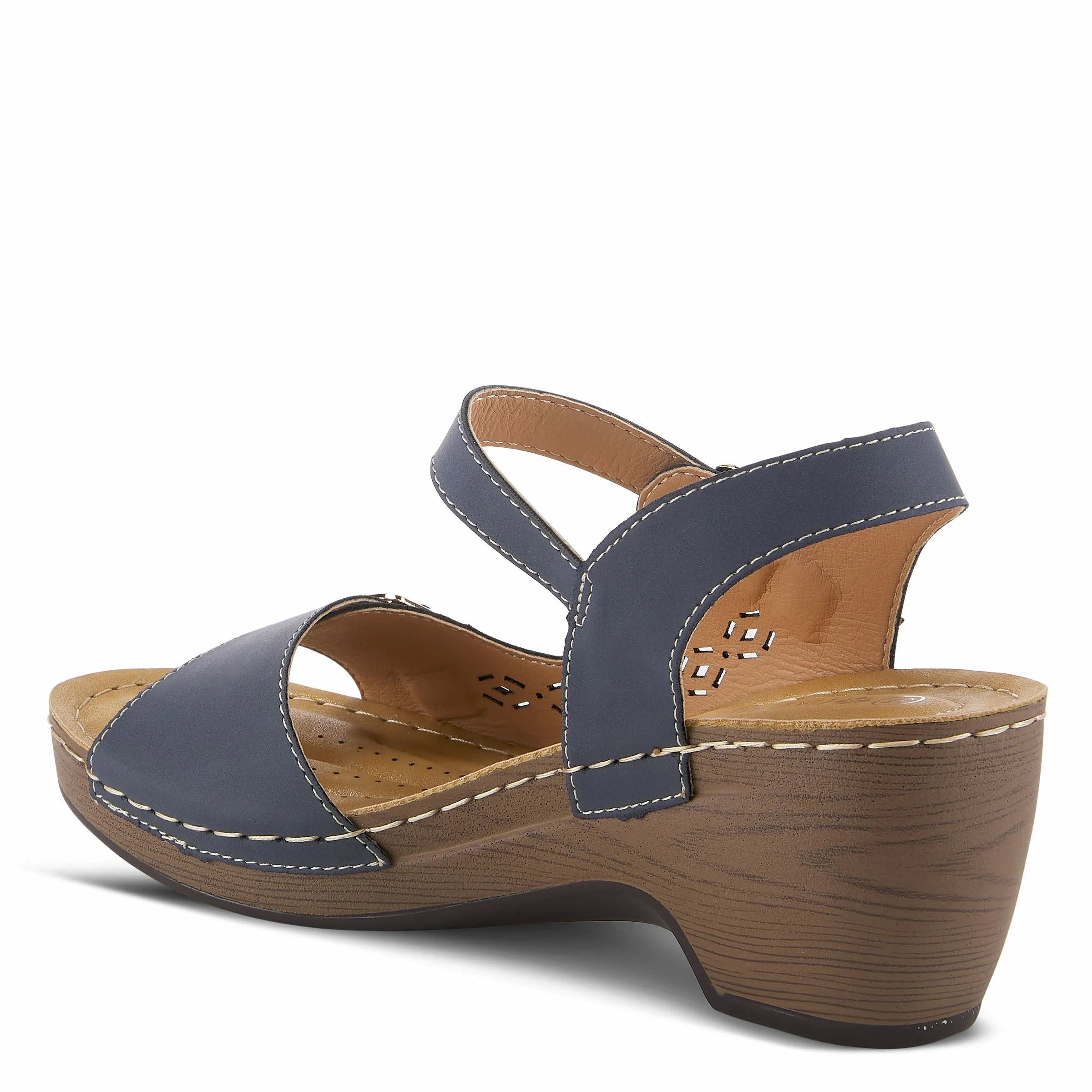 Spring Step Shoes  Patrizia Shantay Sandals Women's Vegan Leather Wedge