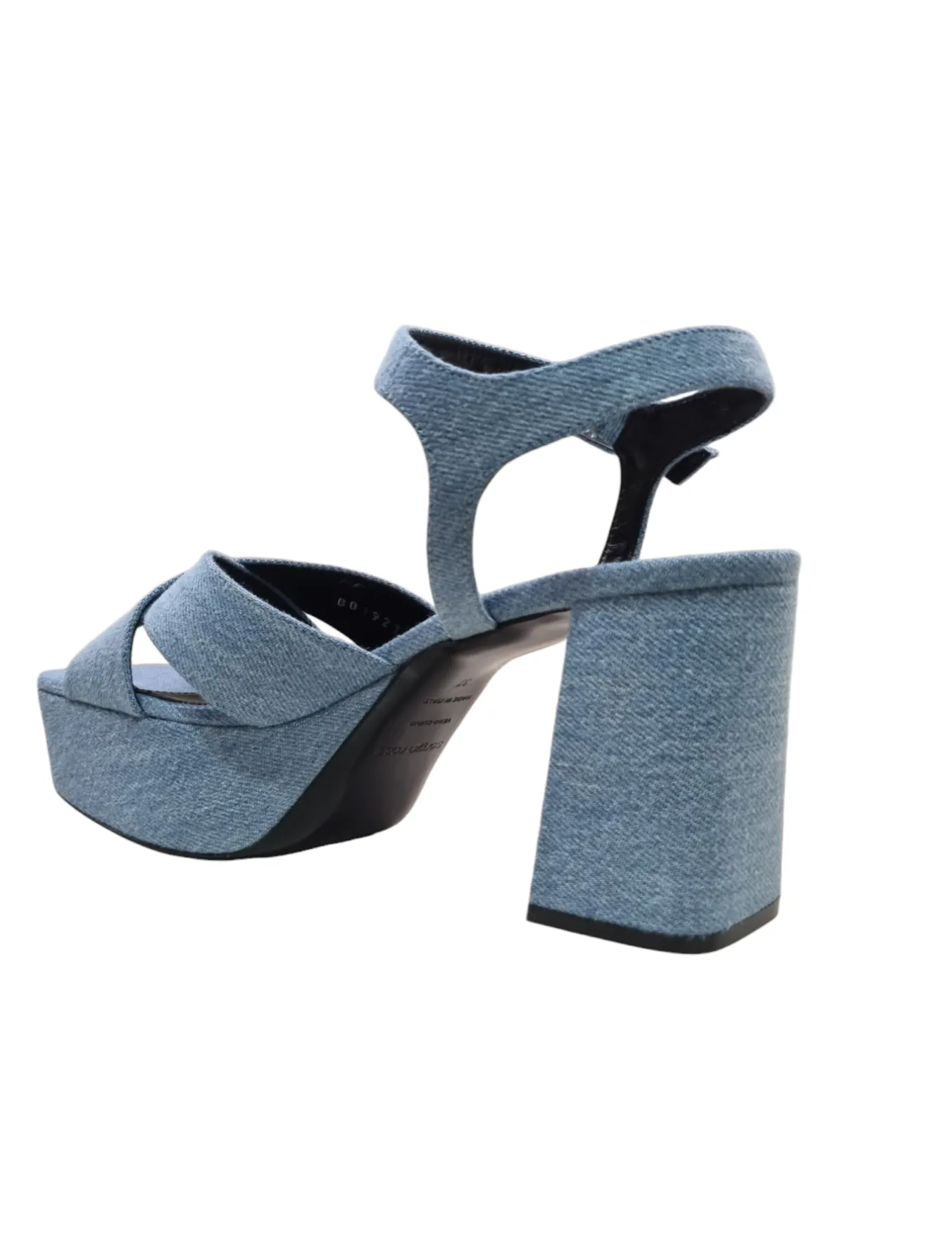 Sr Alicia Denim Platform Sandals