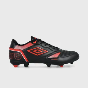 Umbro Mens Cntrl fg Football Black/red _ 182266 _ Black