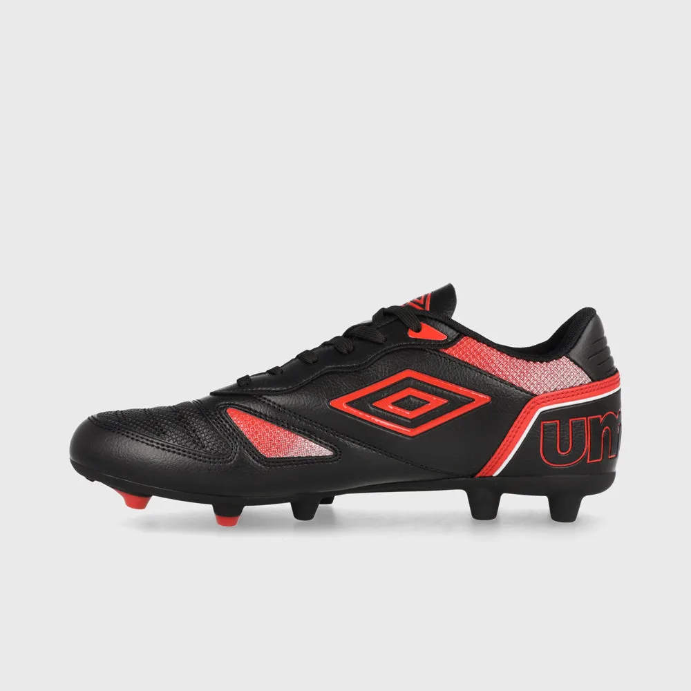 Umbro Mens Cntrl fg Football Black/red _ 182266 _ Black