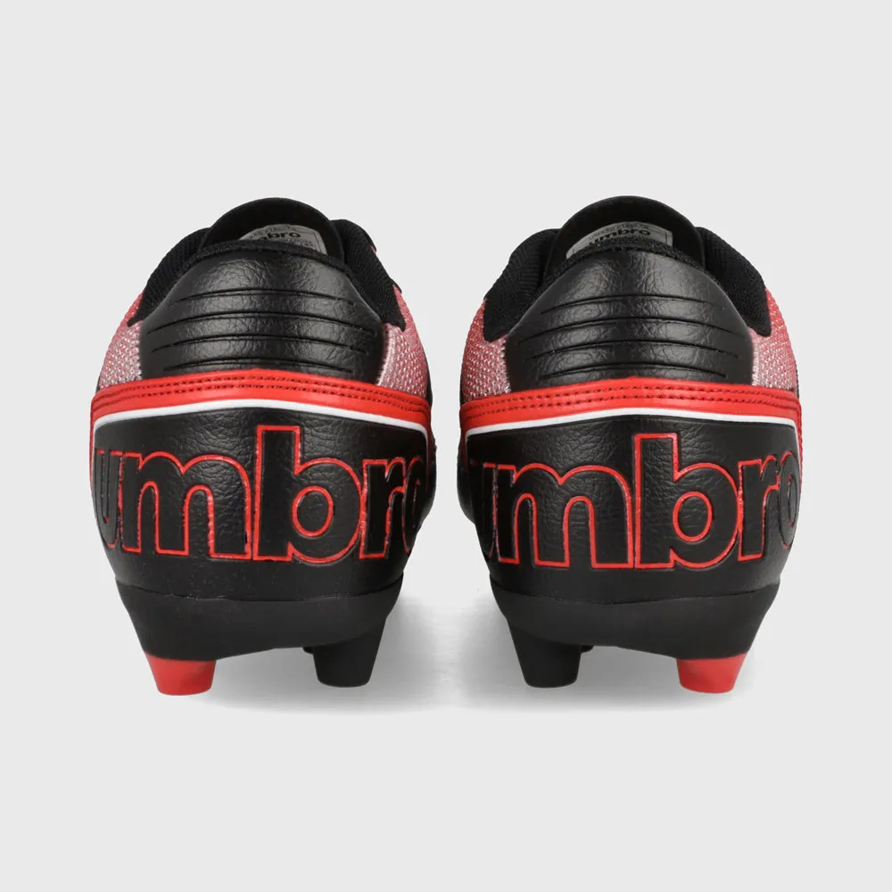 Umbro Mens Cntrl fg Football Black/red _ 182266 _ Black
