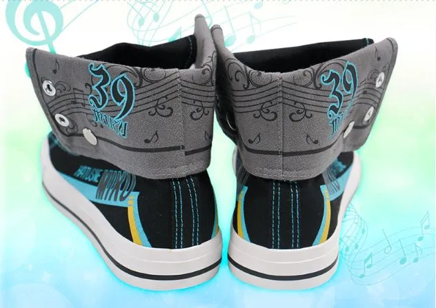 Vocaloid Hatsune Miku High Top Canvas Sneakers