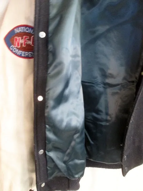 Vtg Mens CHICAGO BEARS FOOTBALL VARSITY LETTERMAN JACKET Coat BLUE XL WOW!